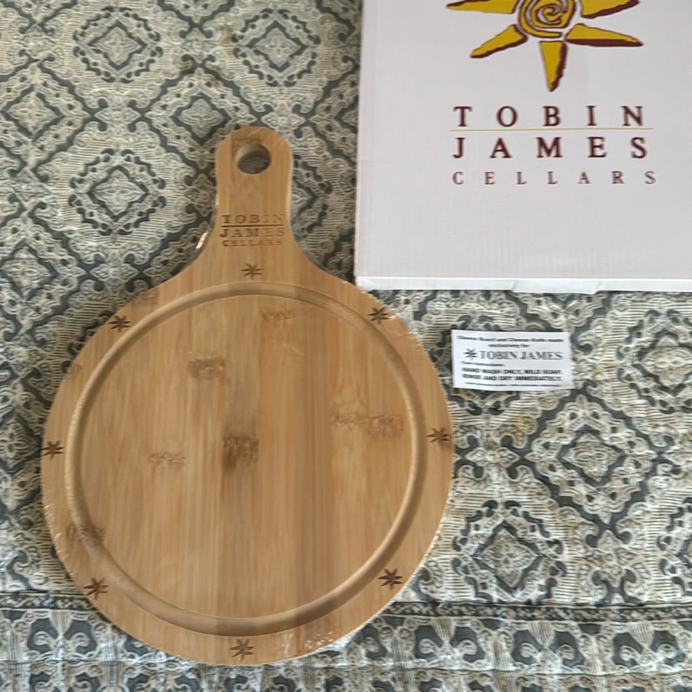 Tobin James winery wrapped cheeseboard